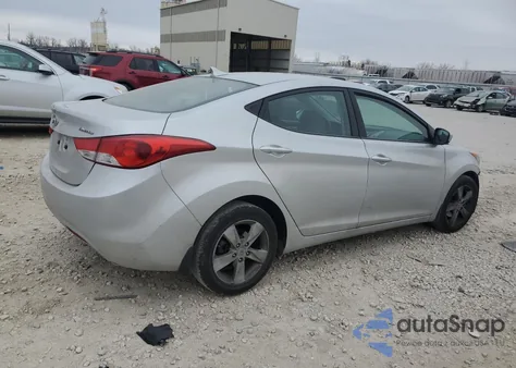 2013 Hyundai Elantra Gls from USA, damaged, VIN KMHDH4AE9DU577423